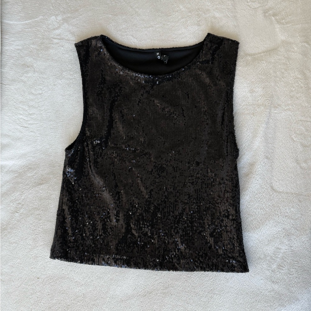 Motel Rocks Sequin Tank Top - Picture 2 of 3